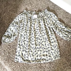 MaxStudio ruffle sleeve shirt- NWT